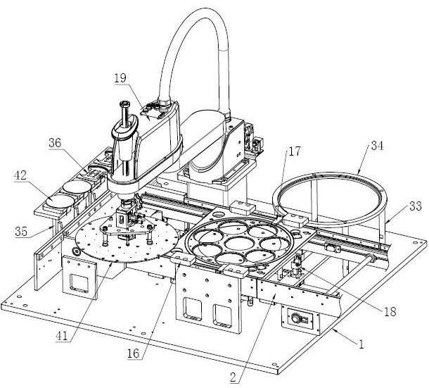 Pick-and-place device for automatic wafer unloading