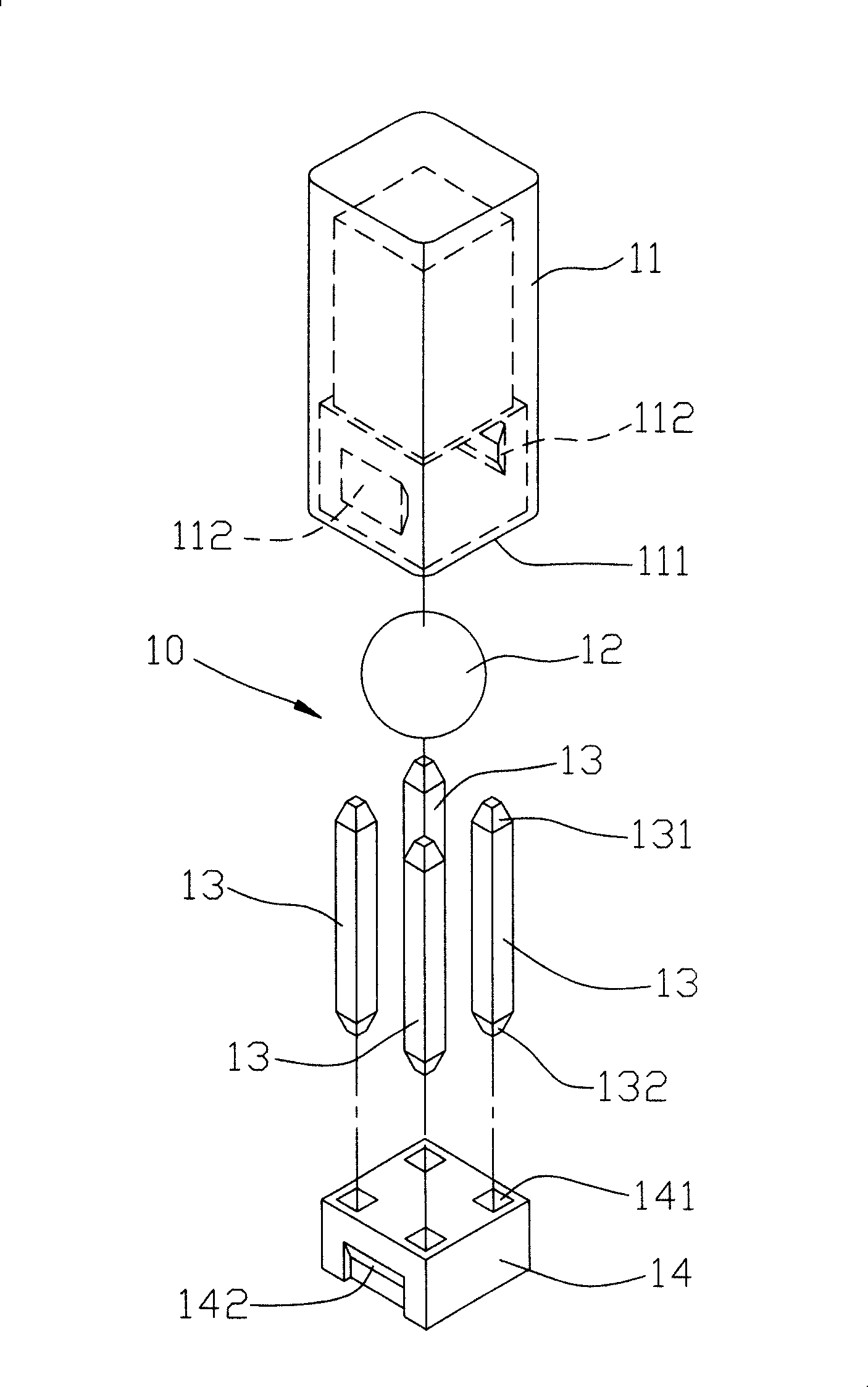 Ball bearing switch and its making method