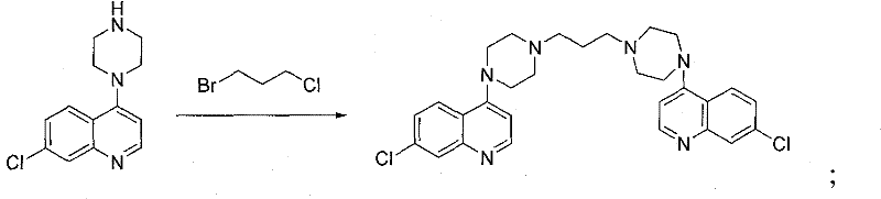 Preparation of piperaquini phosphatis