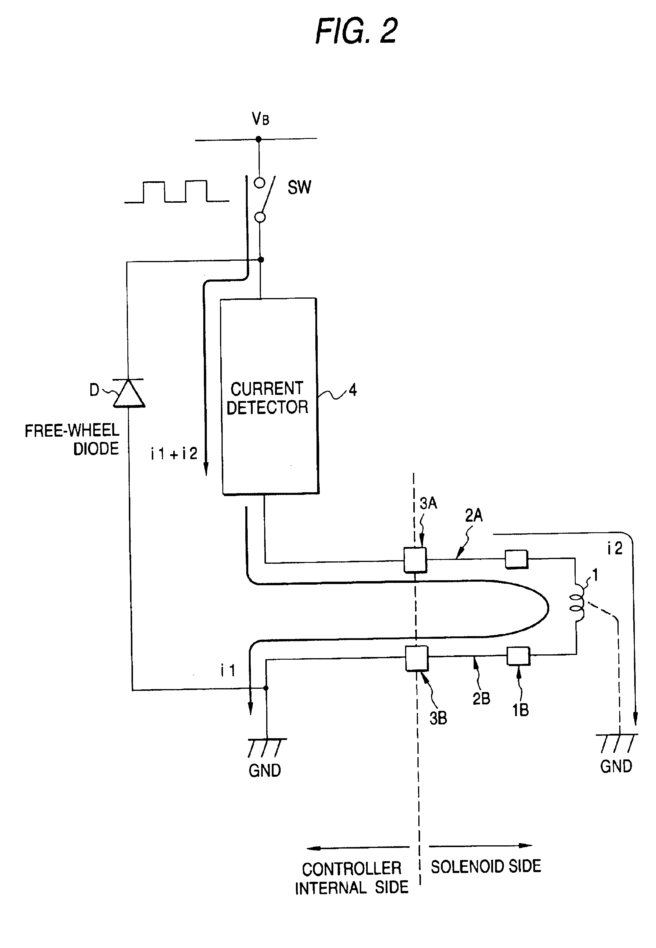 Solenoid driving device