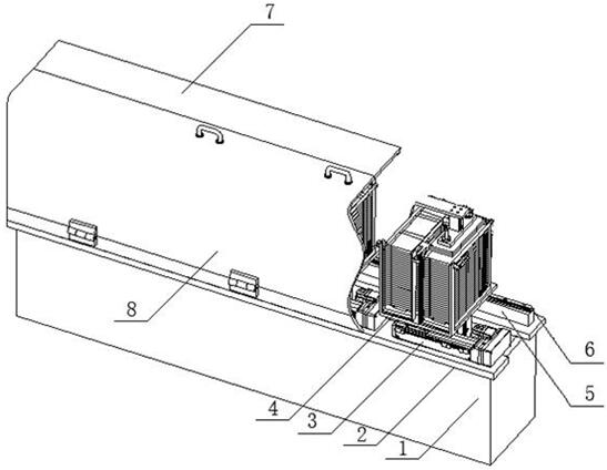 A dual-channel trademark supply device for special-shaped and multi-standard cigarette products