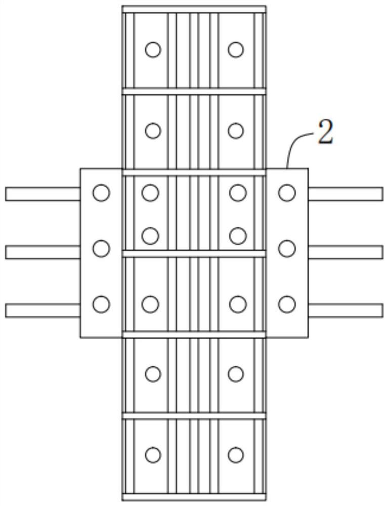 A prefabricated building superimposed lotus root beam-column joint structure and its construction method