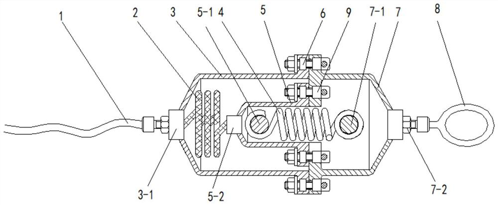 Cable tension releaser and use method thereof