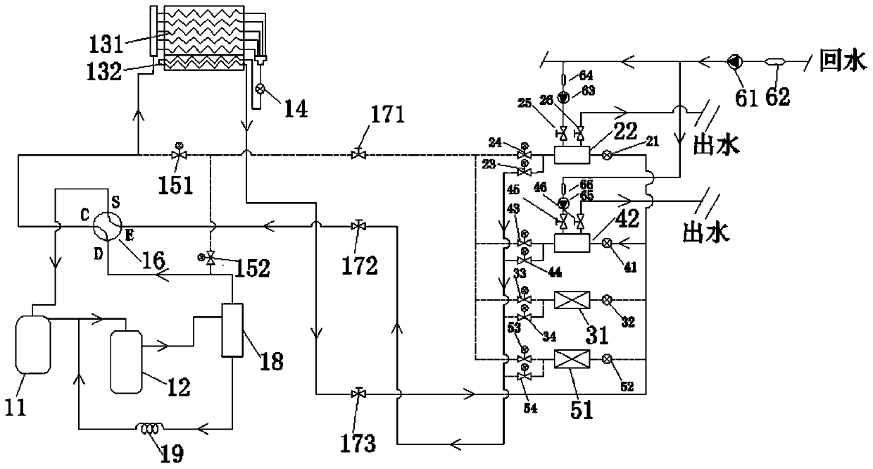 A heat pump system