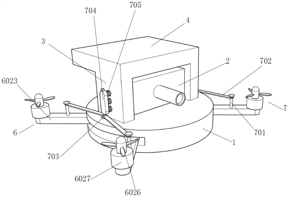 Aerial photography camera imaging time measuring device