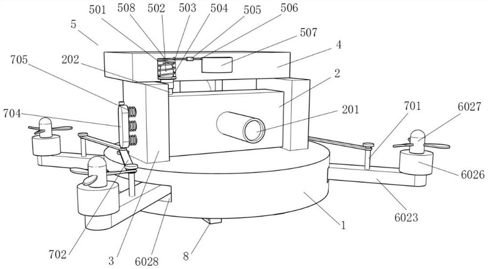 Aerial photography camera imaging time measuring device