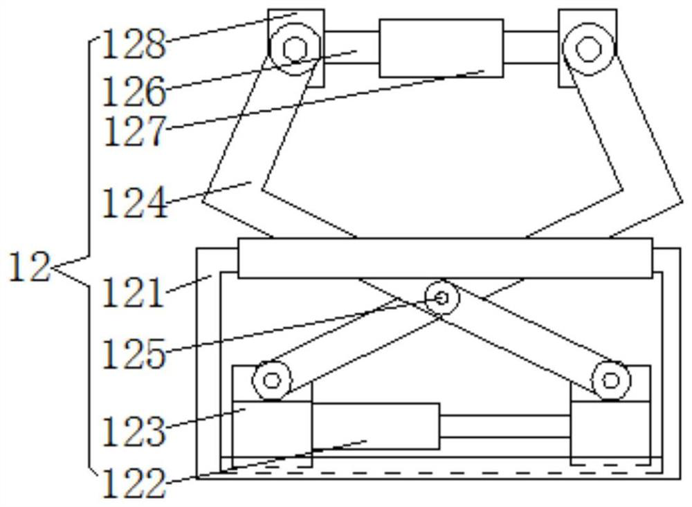 An all-round high-efficiency drying device for spray-painted sheet metal parts of fire-fighting cabinets