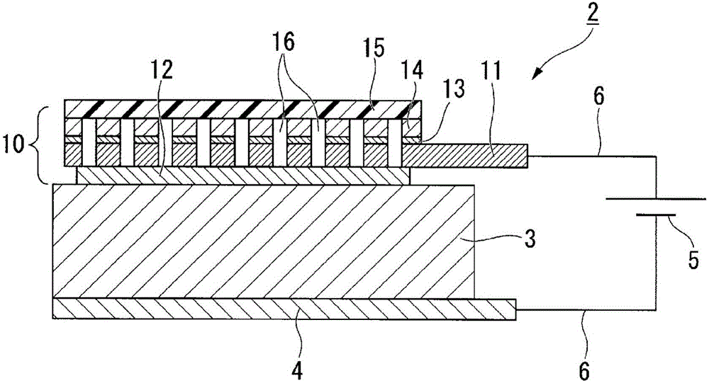 Cathode for preventing corrosion, and concrete structure corrosion prevention structure and corrosion prevention method employing same