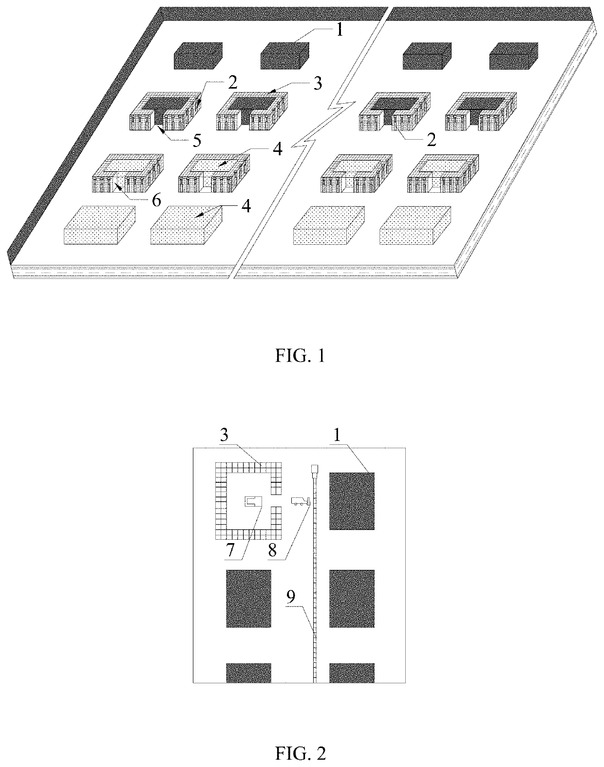 Method of recovering room-and-pillar coal pillar by using external replacement supports