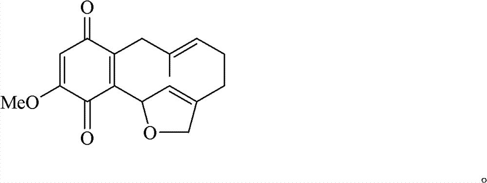 Benzoquinone compound and use thereof for preparing anti-tumour drug