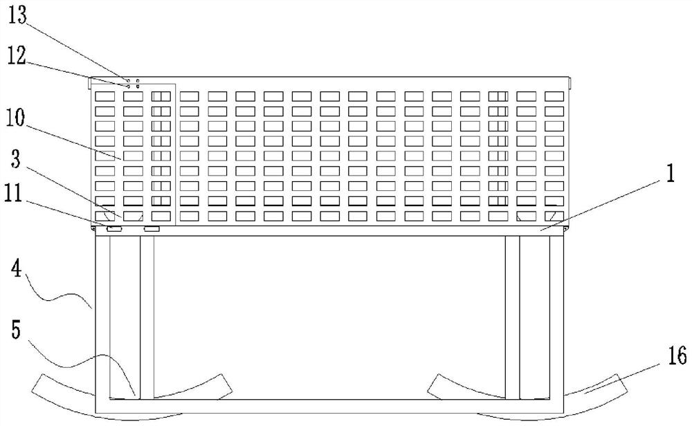 Parent shellfish breeding device for shellfish germplasm resource proliferation