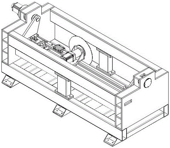 Multifunctional discharging sawing machine sawing device