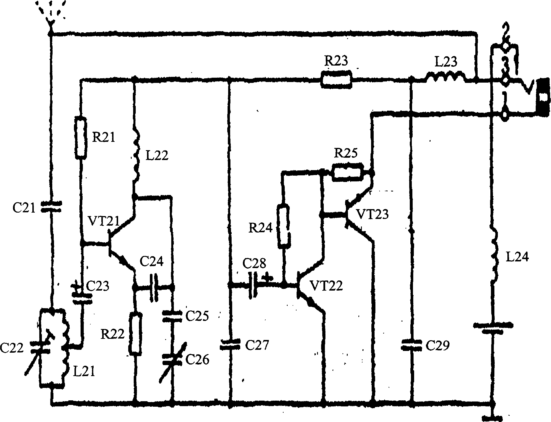 Anti-noise stable-conducting microphone
