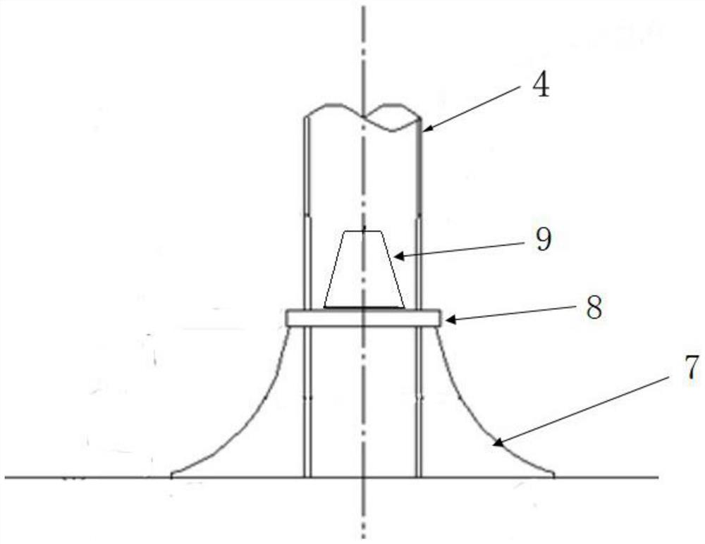 Cylindrical FPSO combined docking method