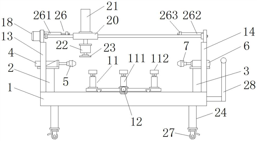 A circular steel pipe grinding device for construction industry