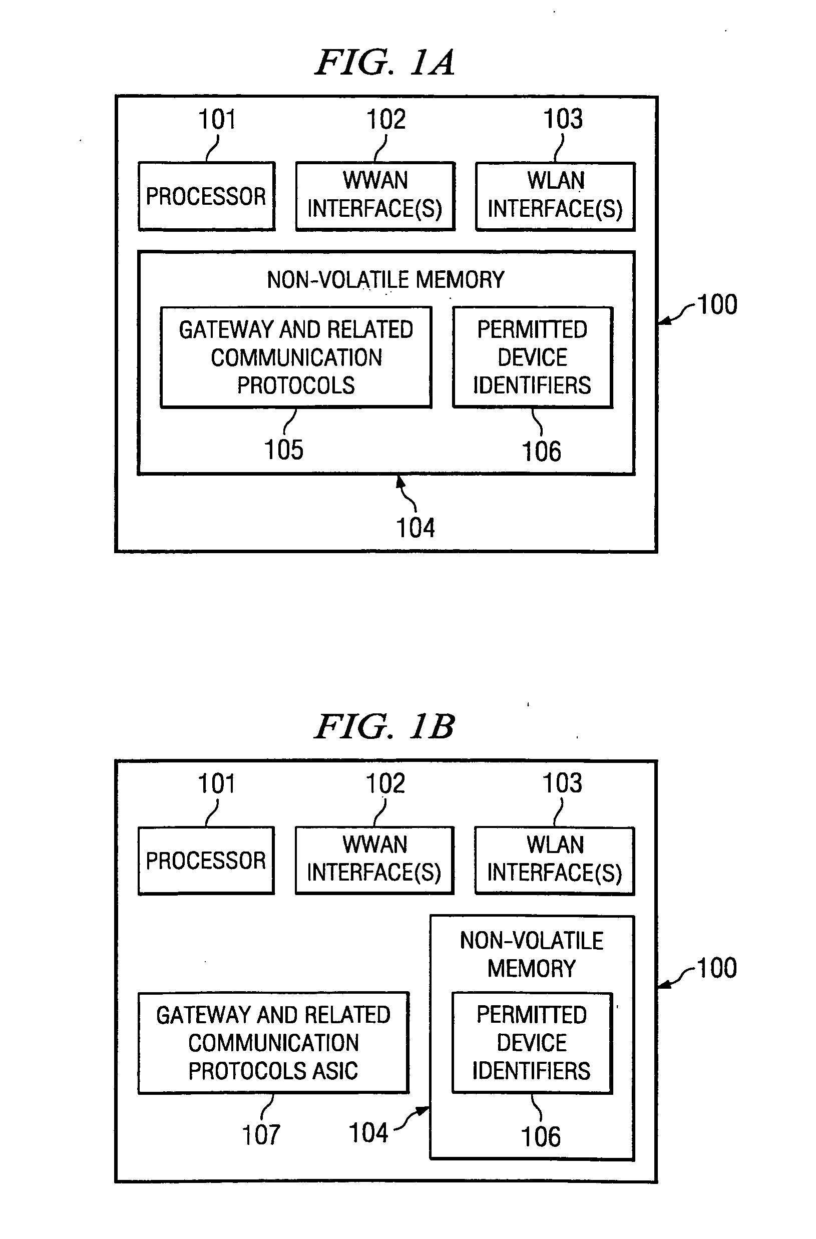 Portable computing device for wireless communications and method of operation