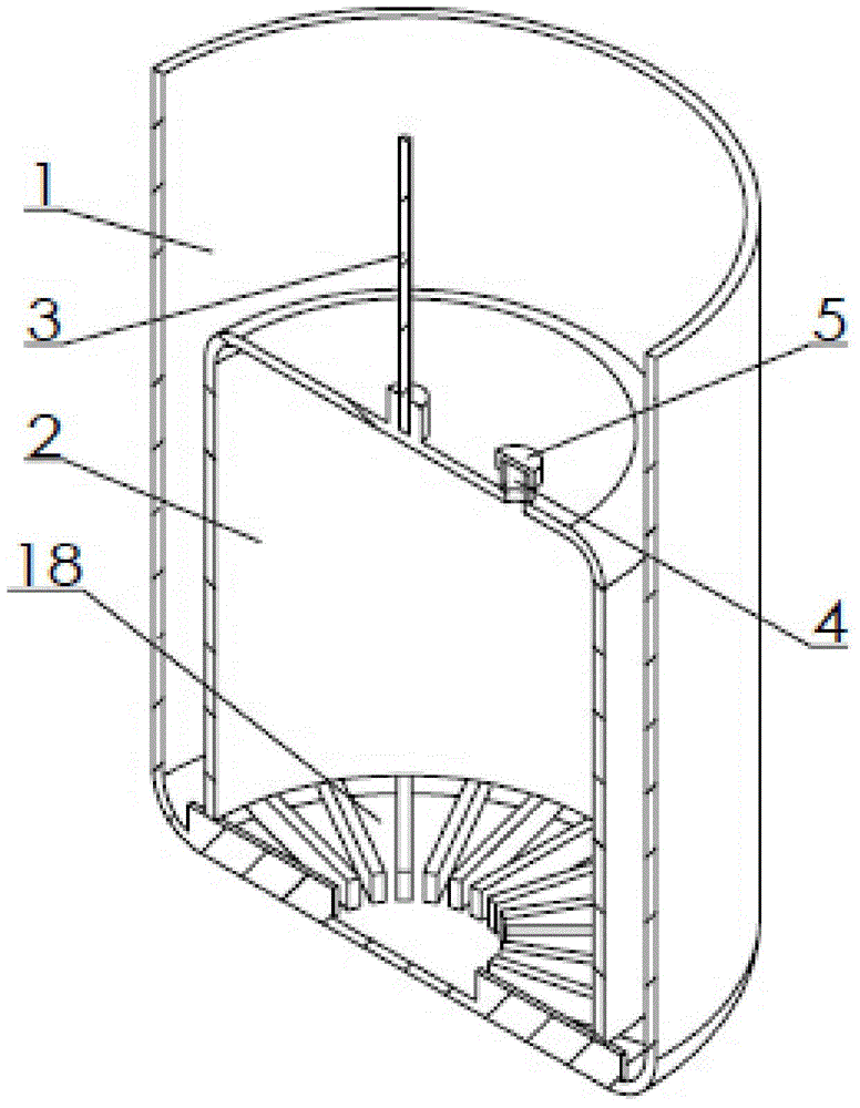 Physical training device counterweight apparatus with strength gradually changed