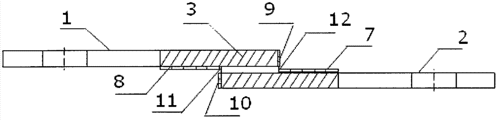 Heat-resistant coating tensile shear strength test model and production method thereof