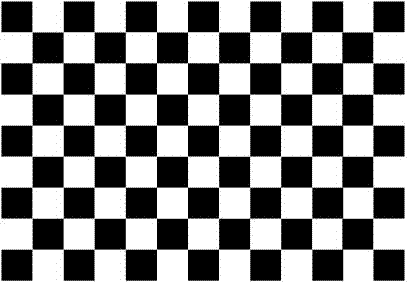 Automatically calibration method based on black and white grid corner matching