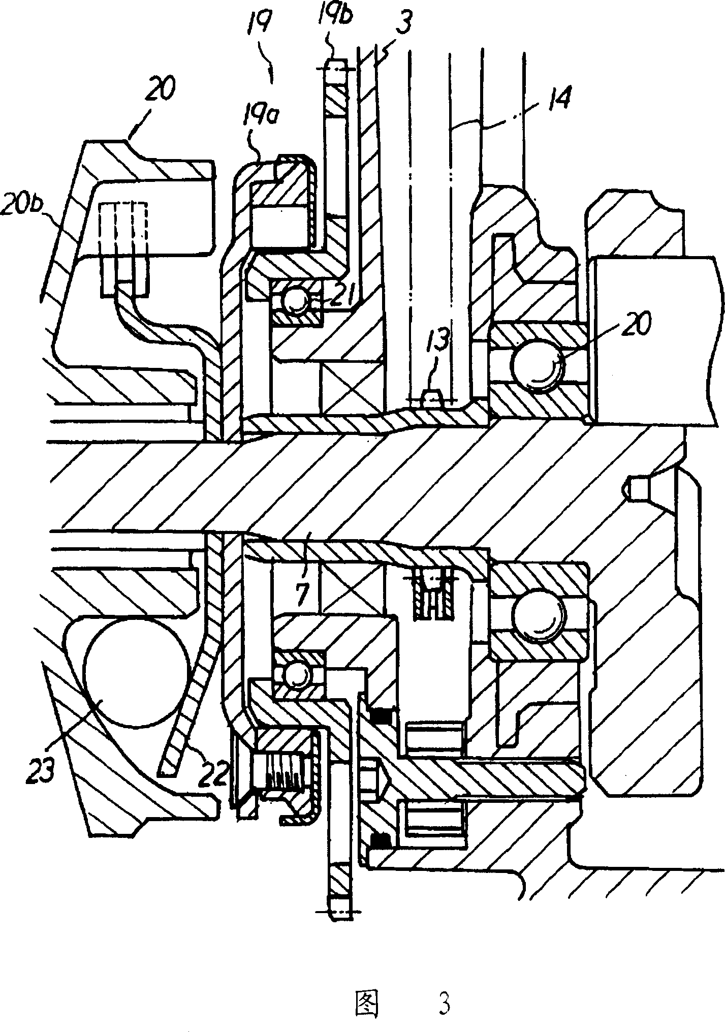 Driver of combined part swing engine