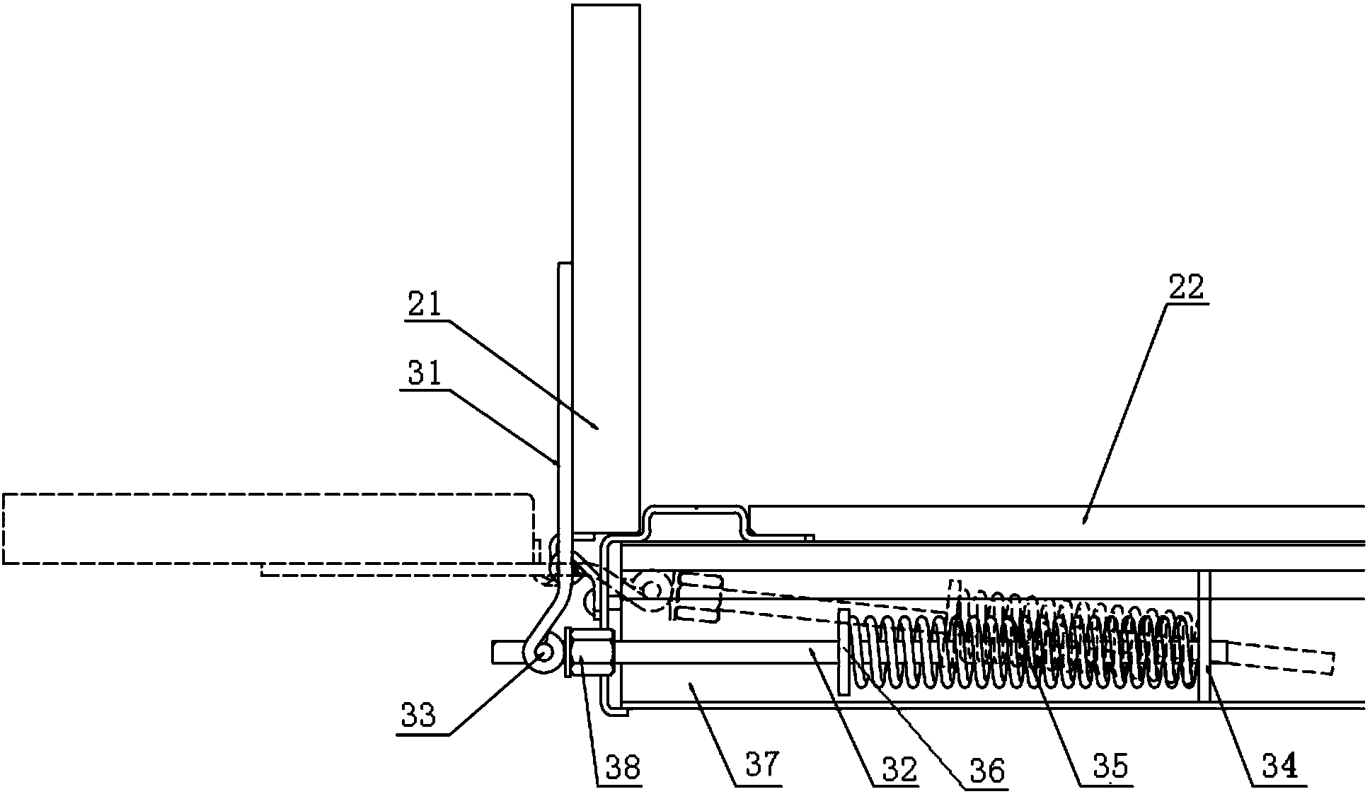 Truck and side plate overturn assistance mechanism thereof