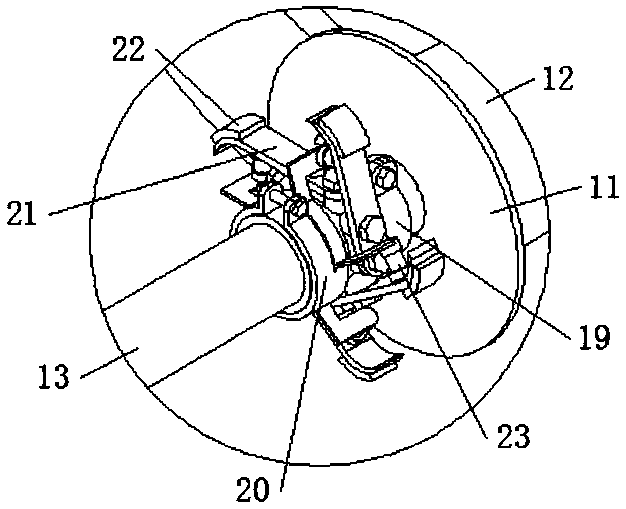 A printing machine with a gripper row positioning device