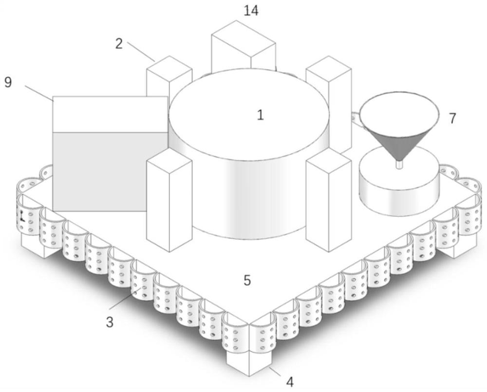 Water surface evaporator for lakes and rivers