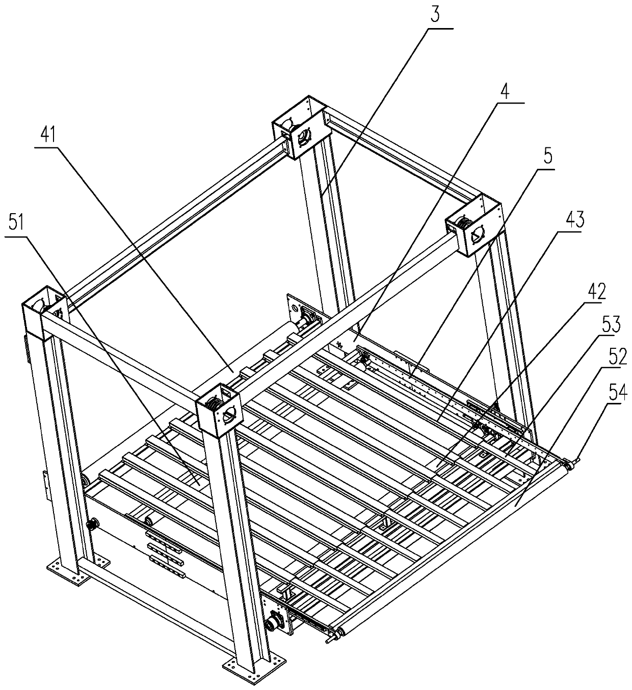 Climbing frame with lifting conveying function