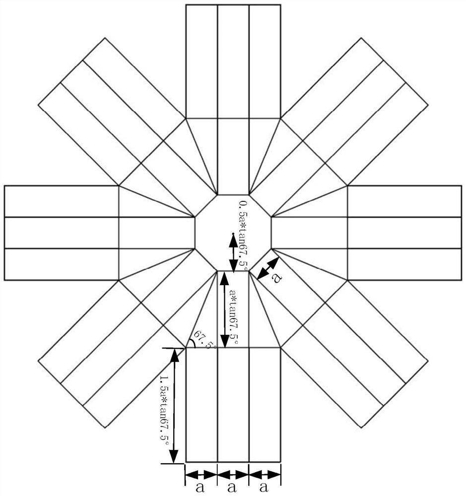 High-stability regular octagonal umbrella