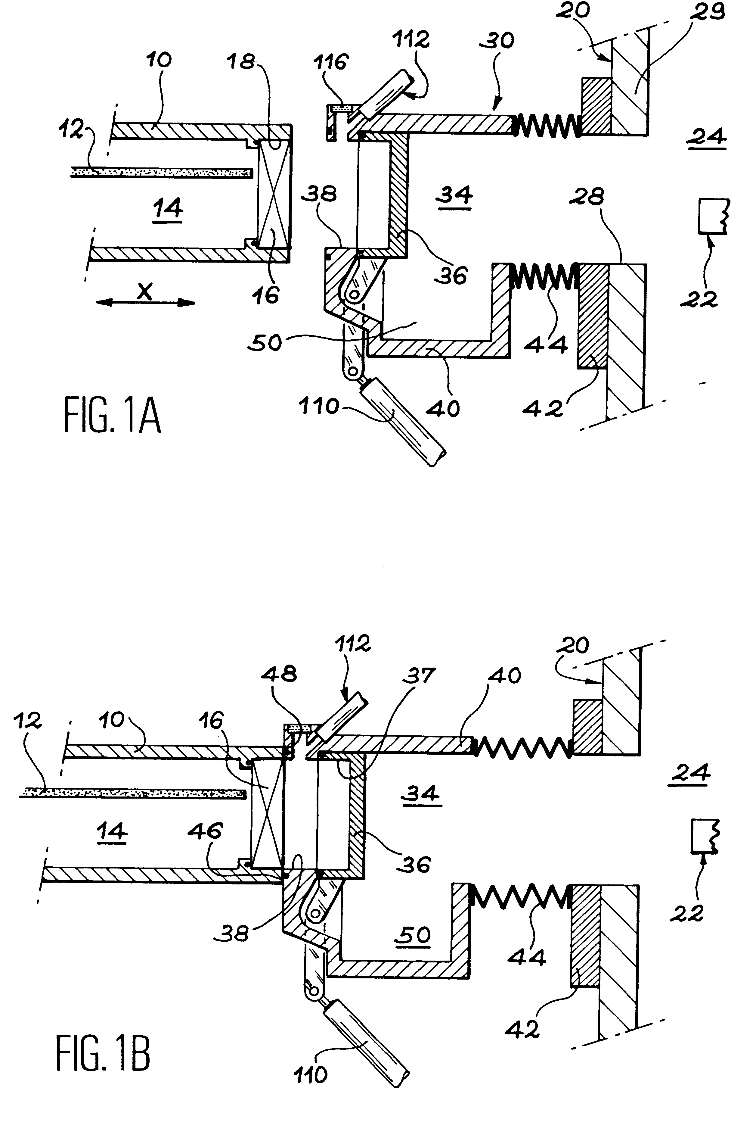 Coupling system for the transfer of a confined planar object from a containment pod to an object processing unit