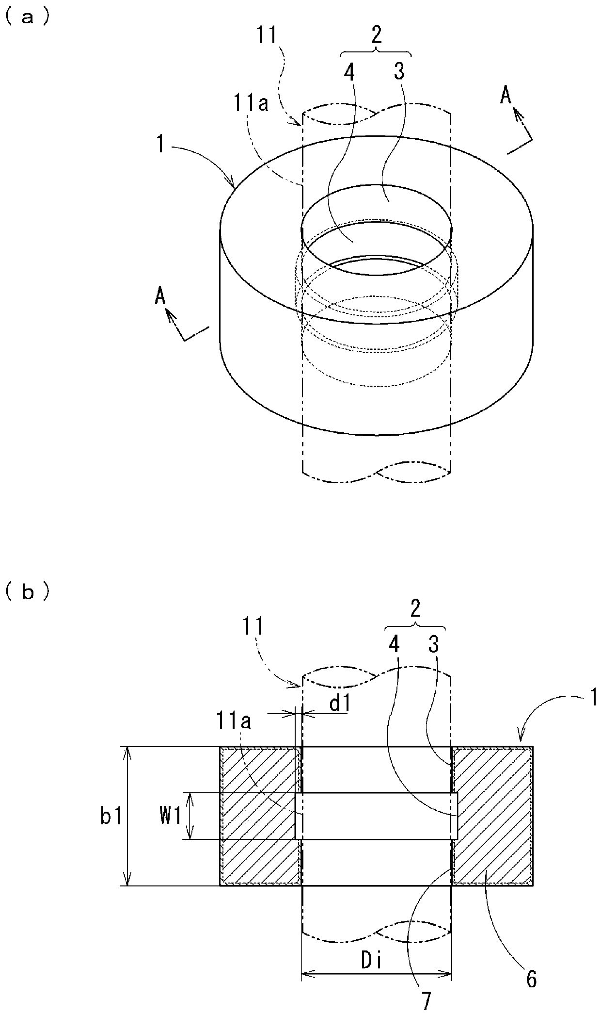 Oil-impregnated sintered bearing and method for manufacturing same