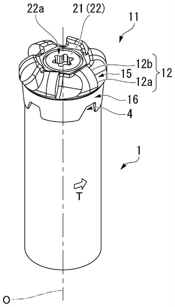 Head replaceable cutting tool, cutting head, and tool body