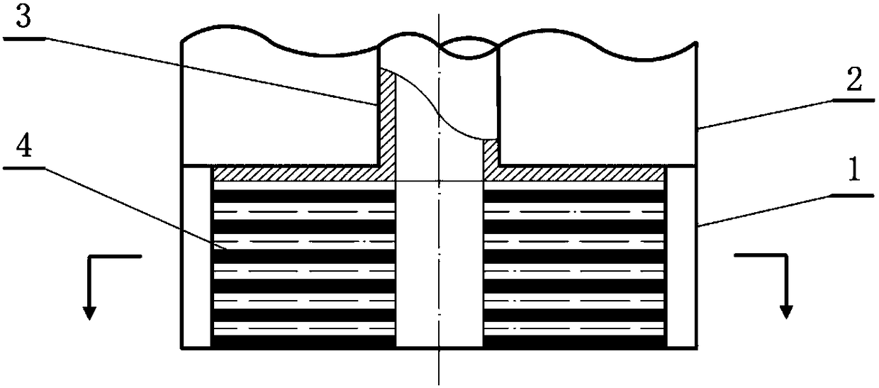 Clean coal reversal combustion hot-blast stove with rib sheets