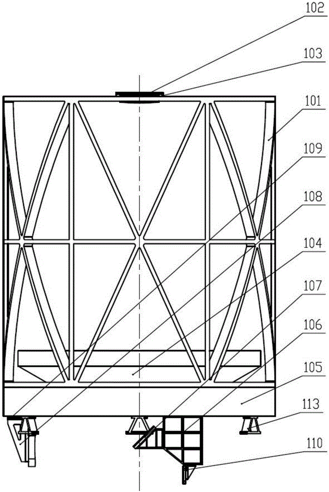 Alignment system and adjusting method for large-calibre space optical camera lens