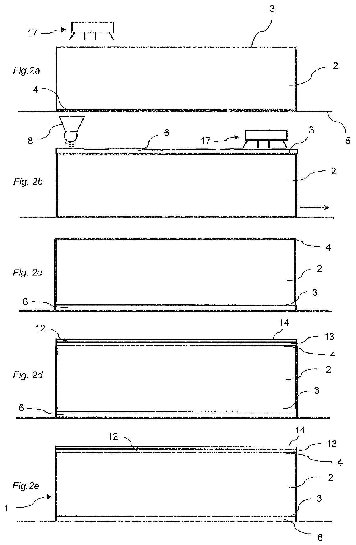 Method of producing a building panel and a building panel