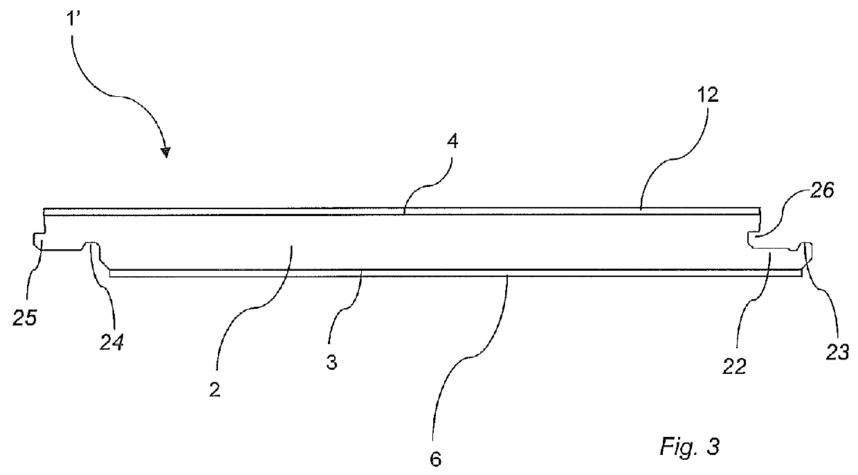 Method of producing a building panel and a building panel