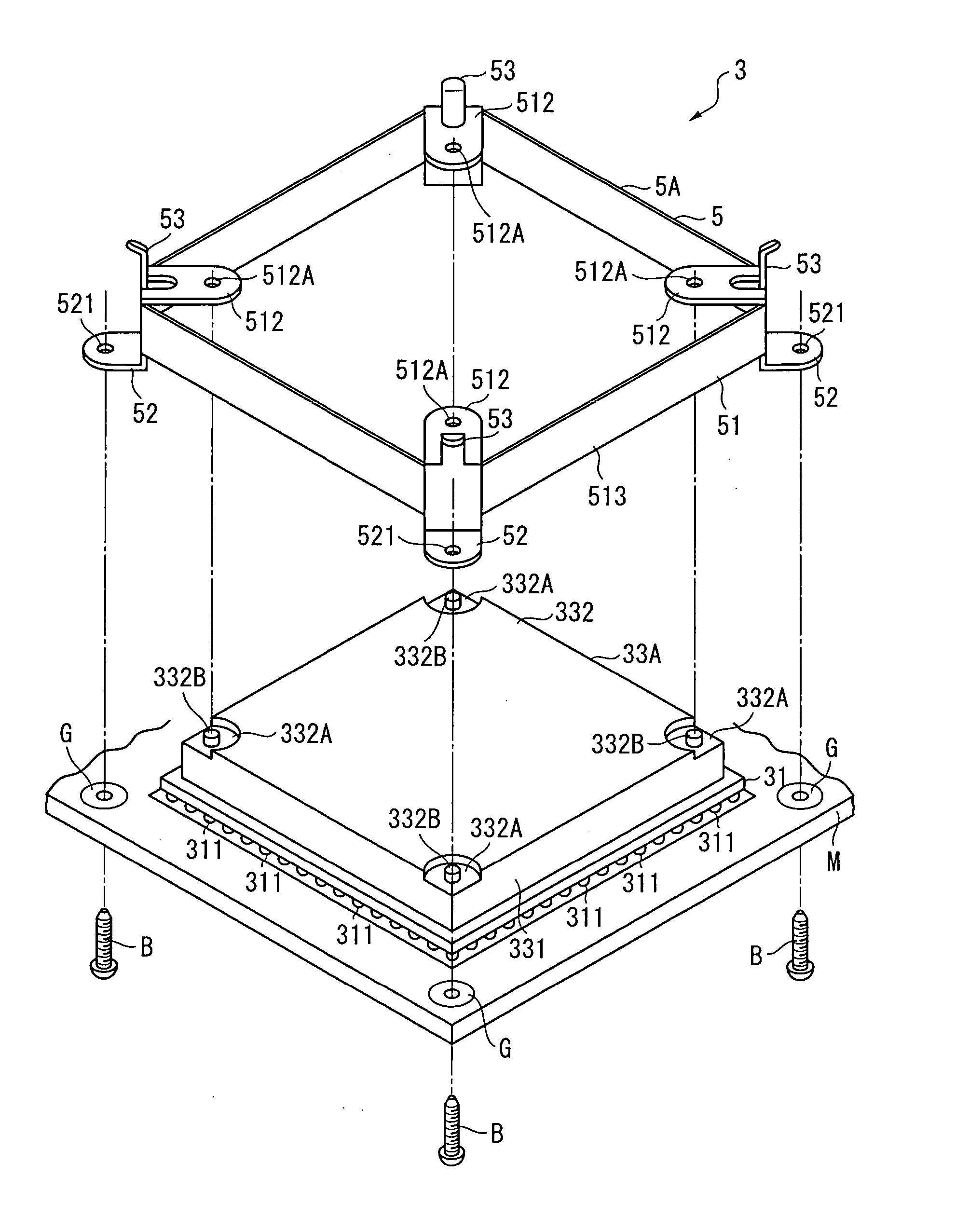 Electronic device, information processor, and electromagnetic radiation suppressing member
