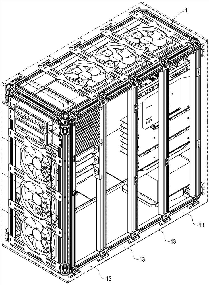 Computer case with modular side panels