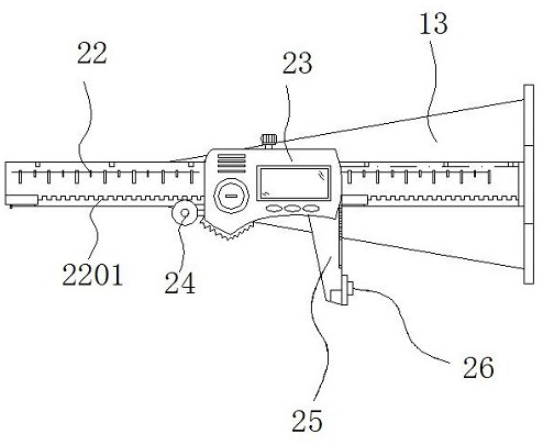 Tubular feed-through capacitor fixed-length cutting device with surface scratch detection function