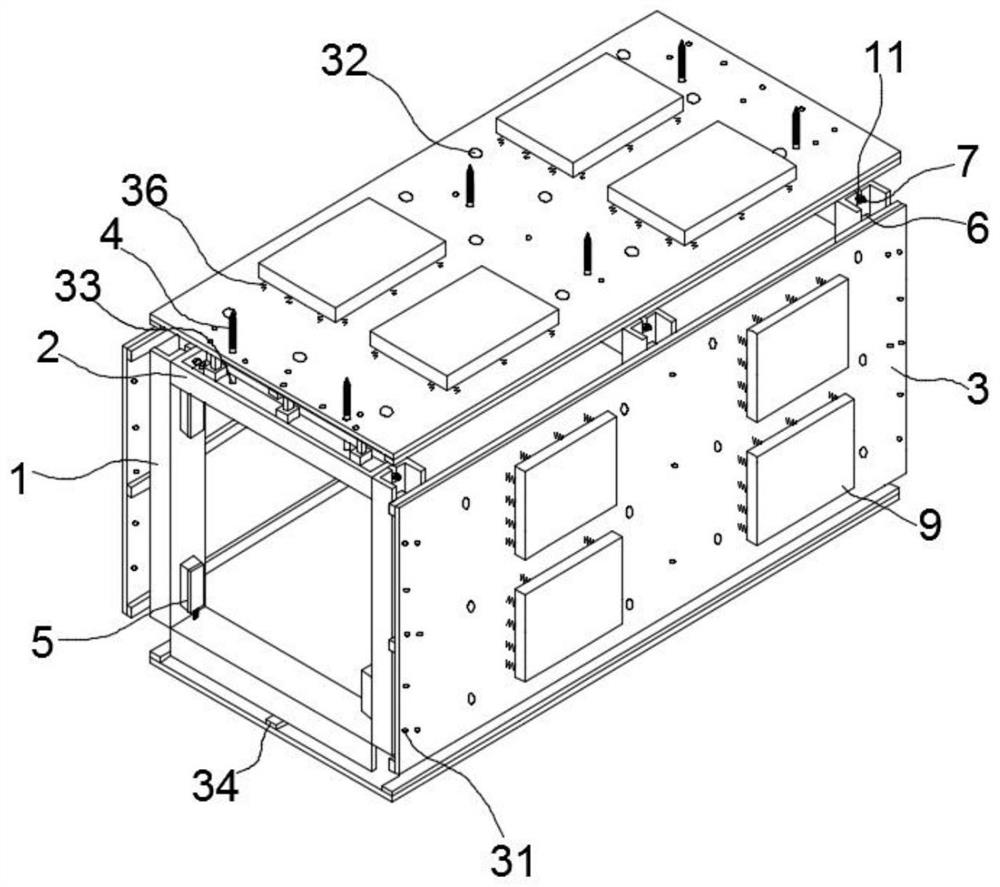 Pedestrian passage frame profile steel reinforcing device and construction method thereof