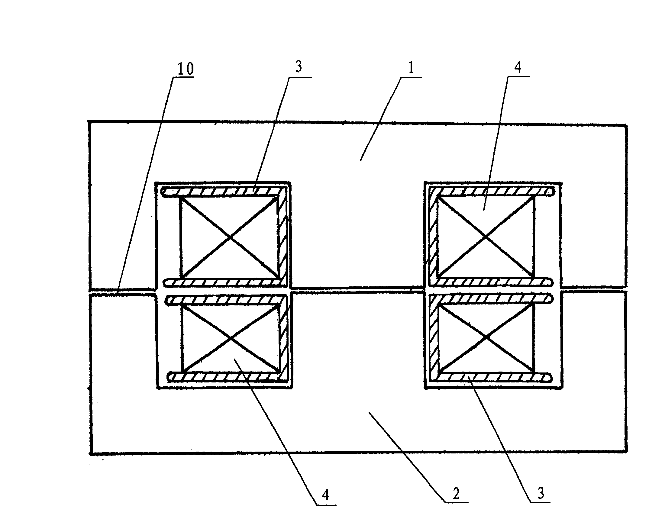 Electricity-free holding contactor