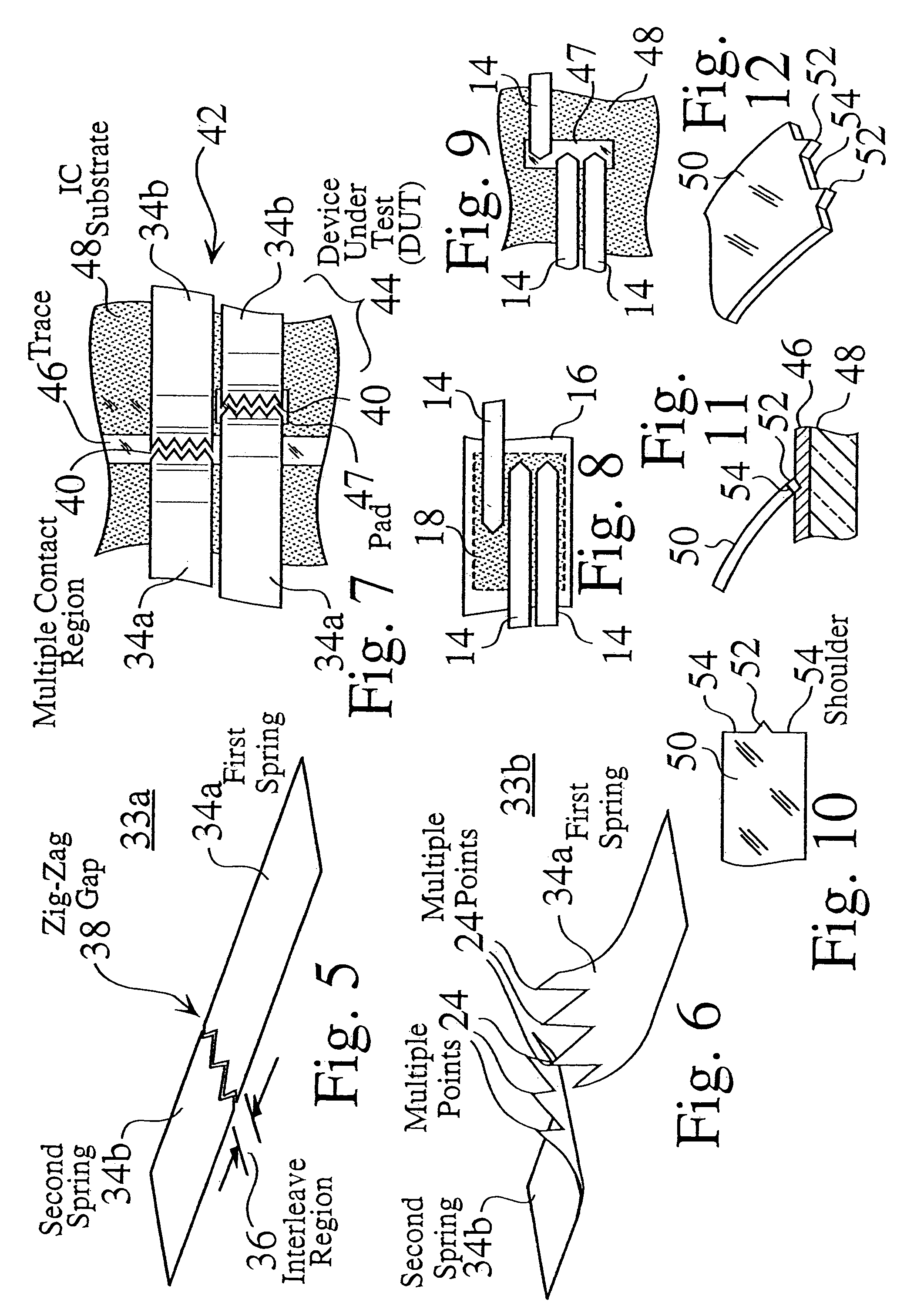 Massively parallel interface for electronic circuit