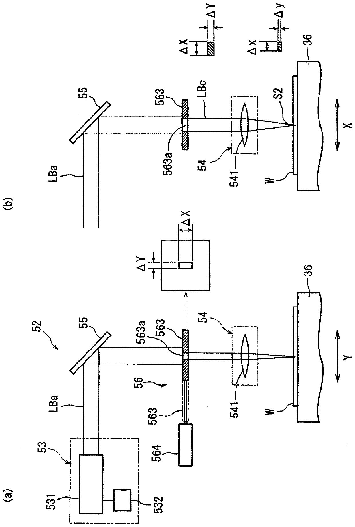 Laser processing device and wafer processing method