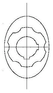 Oval poking wheel sieve mechanism