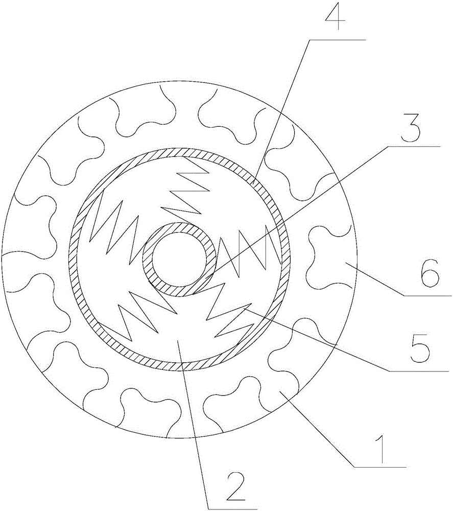 Tire with friction noise eliminating and damping functions