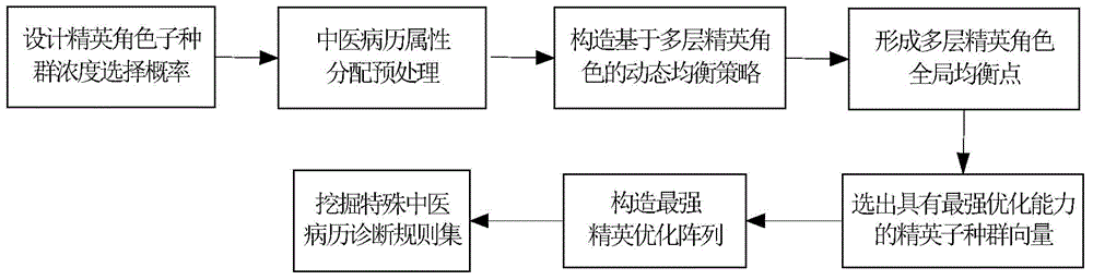 Multi-layered elite character method for mining special medical history diagnosis rules of traditional Chinese medicine