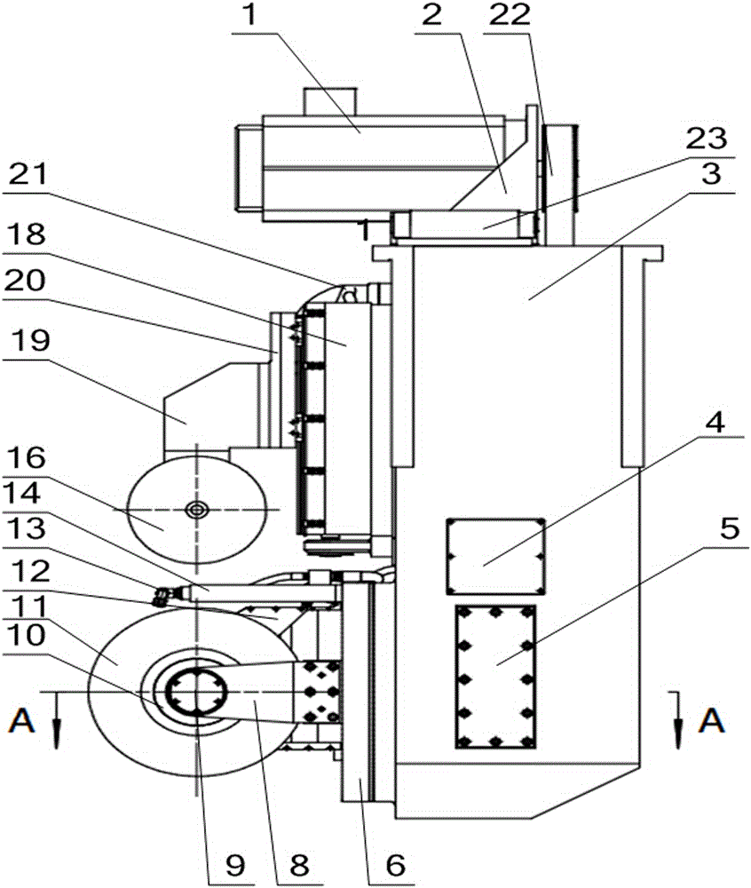 Gear form-grinding mechanism