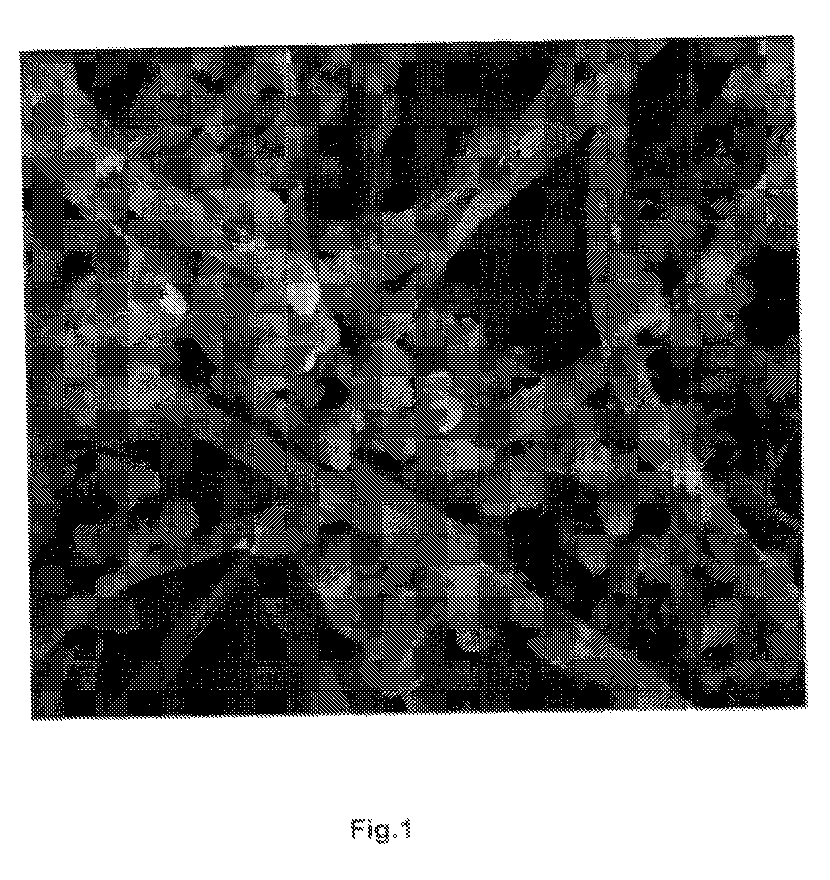 Filter material, method for the production thereof, a filter and filtering method