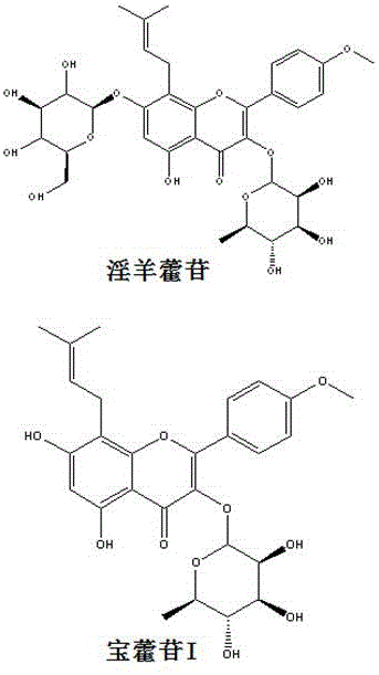 Method for obtaining baohuoside I by double-phase enzyme hydrolysis