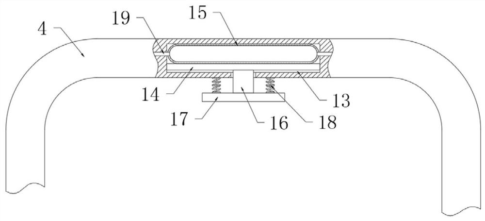 S-shaped edible mushroom bar conveying vehicle